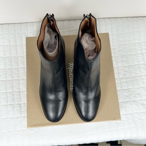 Madewell The Pauline Boot in Leather in True Black Size 9.5 NIB - Picture 7 of 11